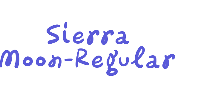 Sierra Moon-Regular Font Download