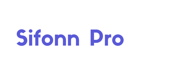 Sifonn Pro Font Download