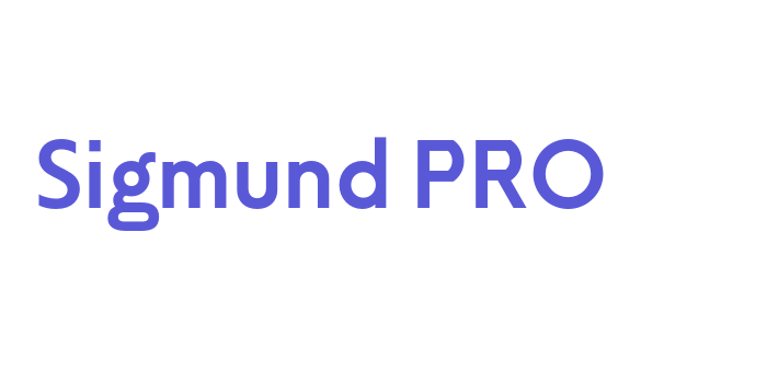 Sigmund PRO Font Download