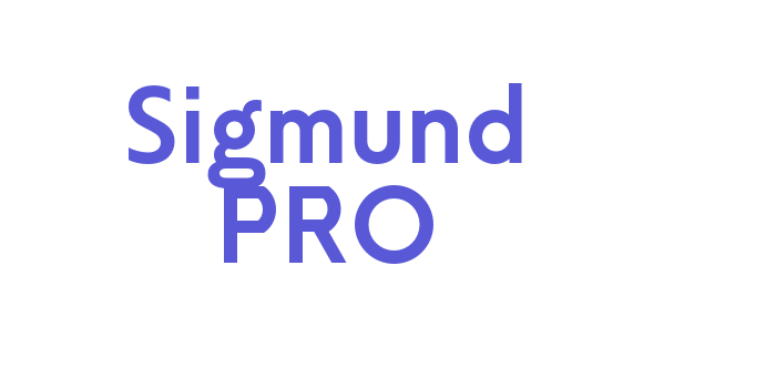 Sigmund PRO Font