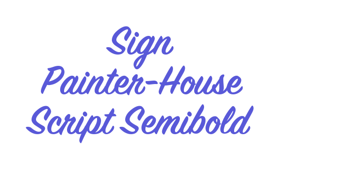 Sign Painter-House Script Semibold Font Download