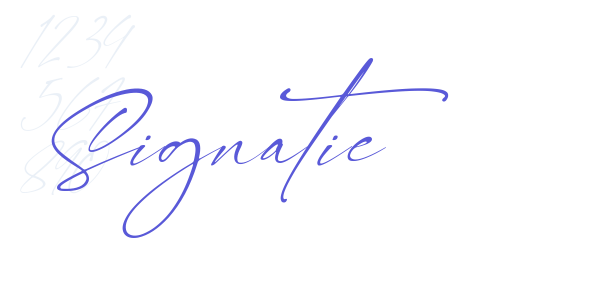 Signatie font free