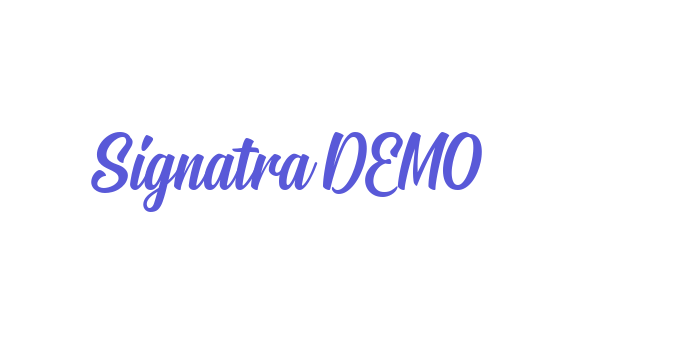 Signatra DEMO Font Download