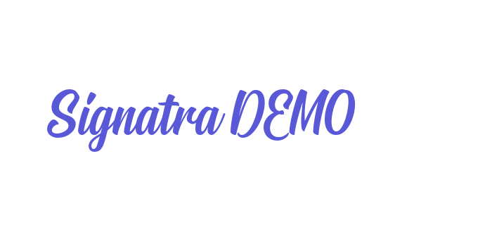 Signatra DEMO Font