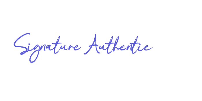 Signature Authentic Font Download