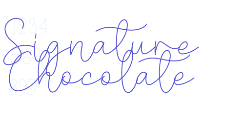 Signature Chocolate-font-download