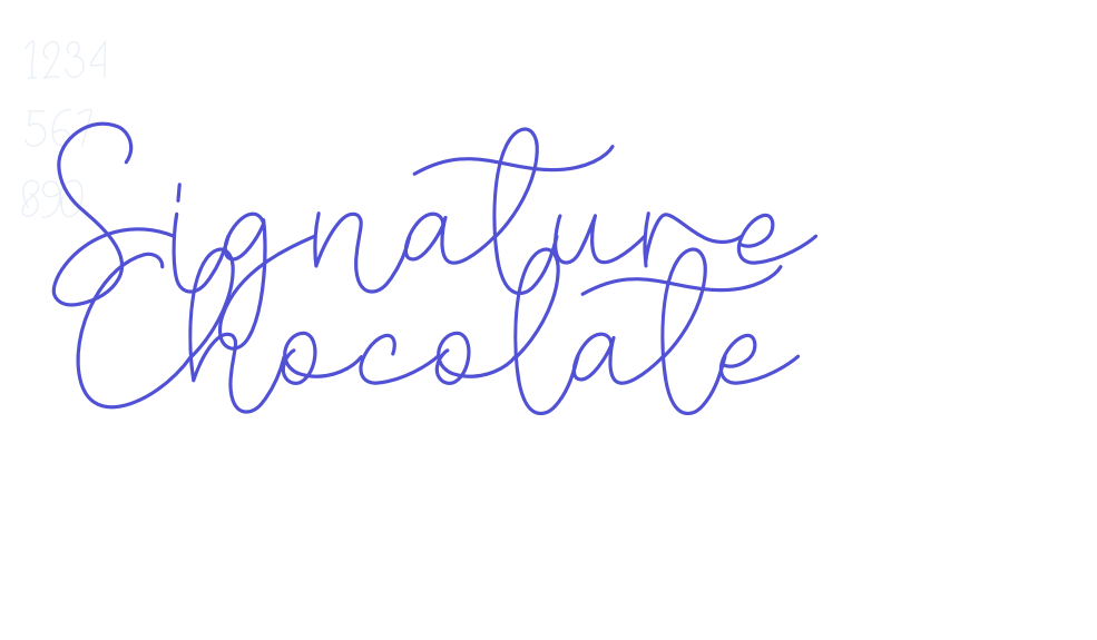 Signature Chocolate-font-download