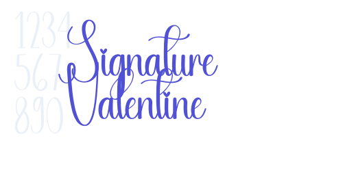 Signature Valentine-font-download