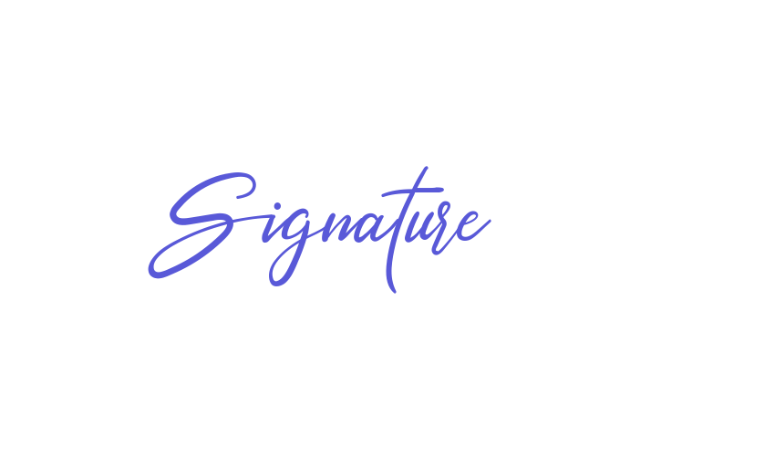 Signature Font Download