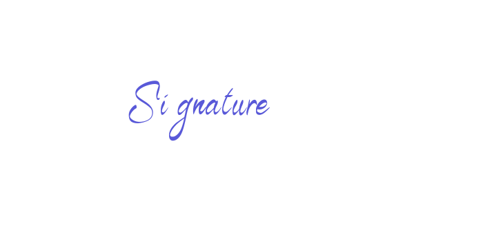 Signature Font Download