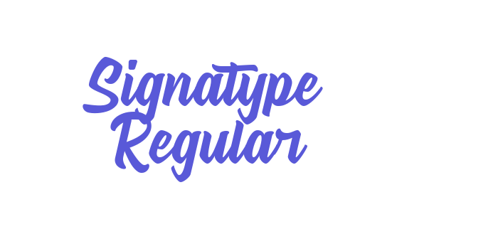 Signatype Regular Font Download