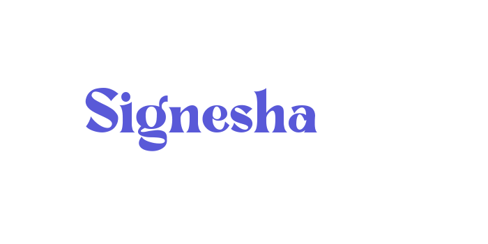 Signesha Font Download