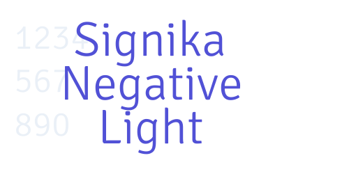 Signika Negative Light