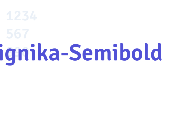 Signika-Semibold Font Download