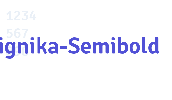 Signika-Semibold font download