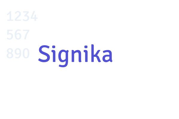 Signika Font Download