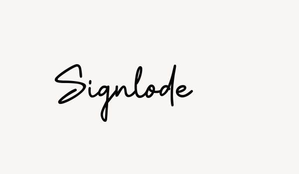 Signlode Font