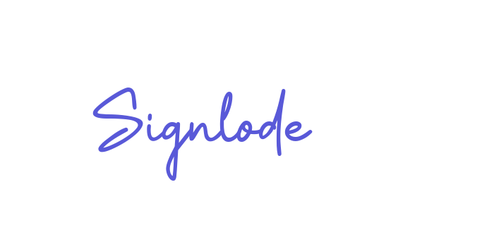 Signlode Font Download