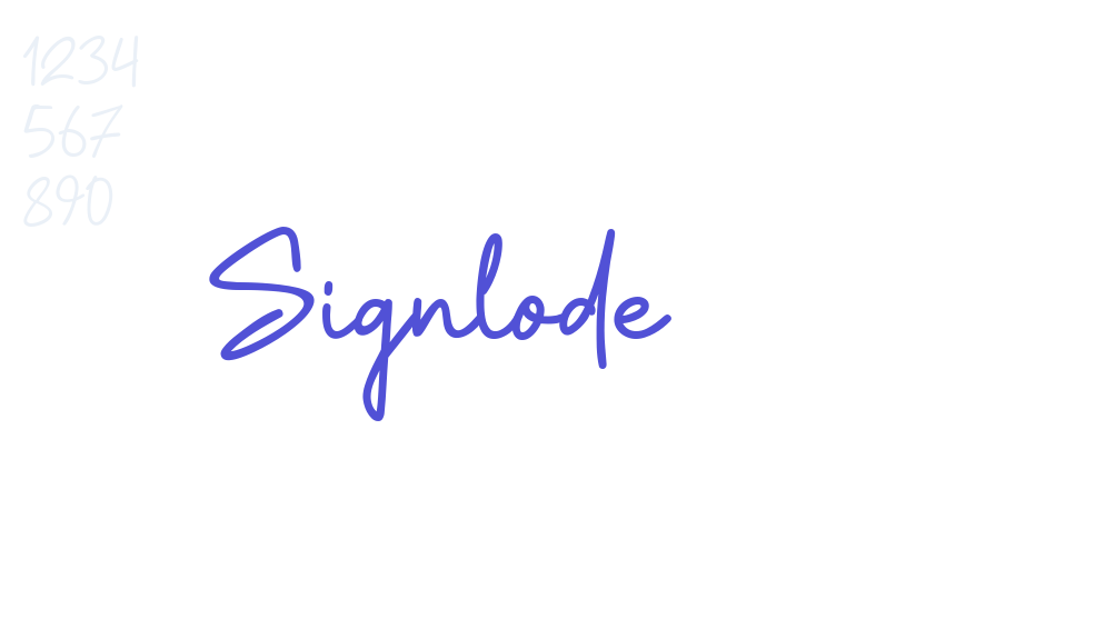 Signlode-font-download