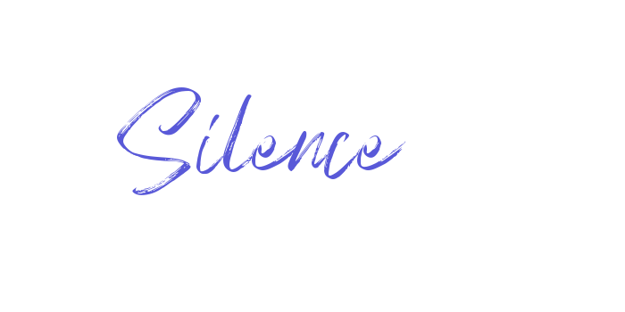 Silence Font