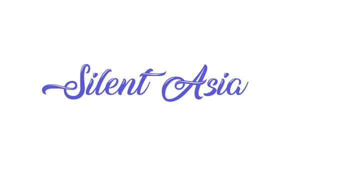 Silent Asia Font Download