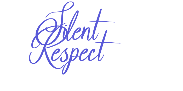 Silent Respect Font Download