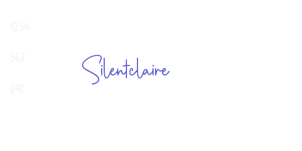 Silentclaire font