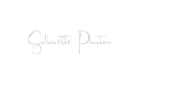 Silhouette Phantom font free