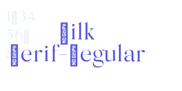 Silk Serif-Regular font free