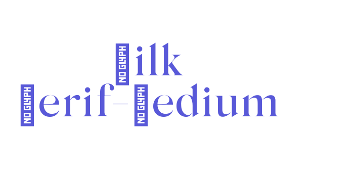 Silk Serif-Medium Font Download