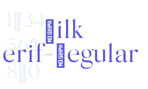 Silk Serif-Regular Font Download