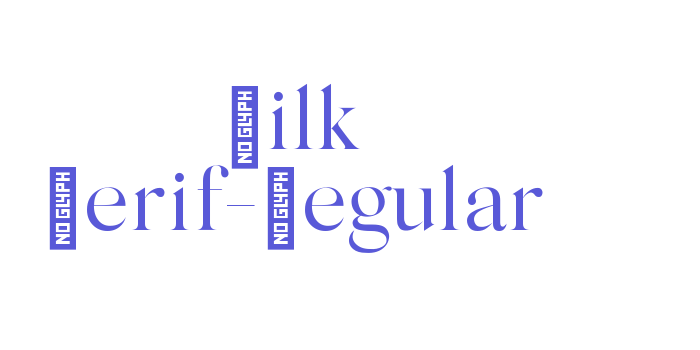 Silk Serif-Regular Font Download