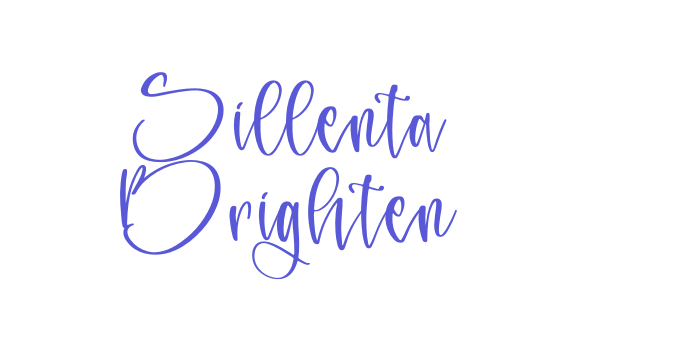 Sillenta Brighten Font