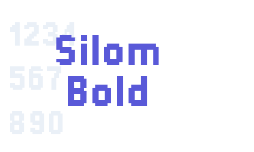 Silom Bold Font Download