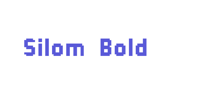 Silom Bold Font Download