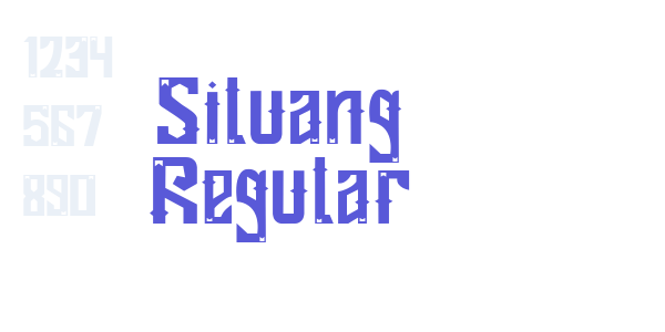 Siluang Regular font free