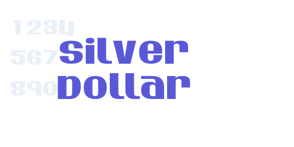 Silver Dollar font