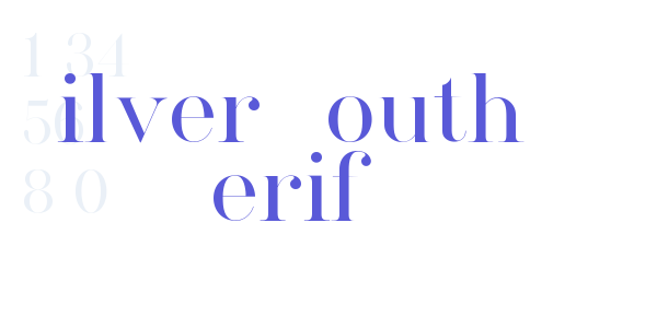 Silver South Serif font free