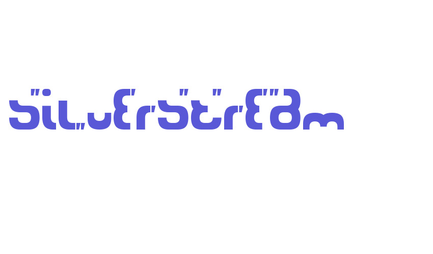 SilverStream Font Download