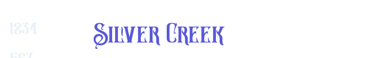 Silver Creek font download