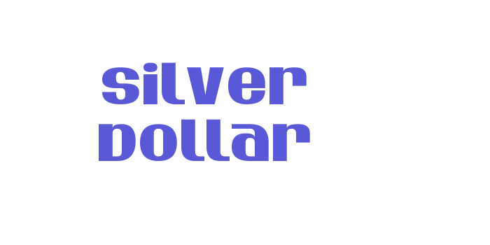 Silver Dollar Font Download