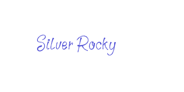 Silver Rocky Font Download