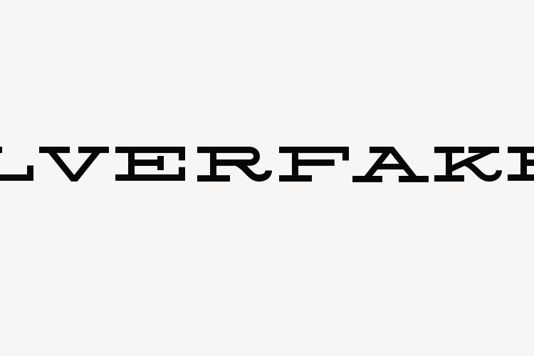 Silverfake font download