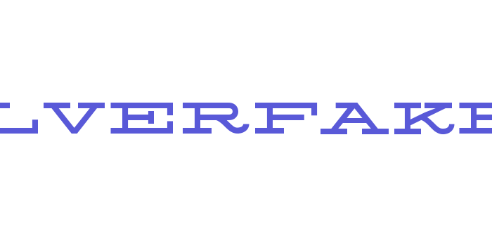 Silverfake Font Download