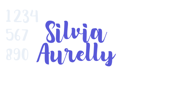 Silvia Aurelly font