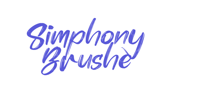 Simphony Brushe Font Download