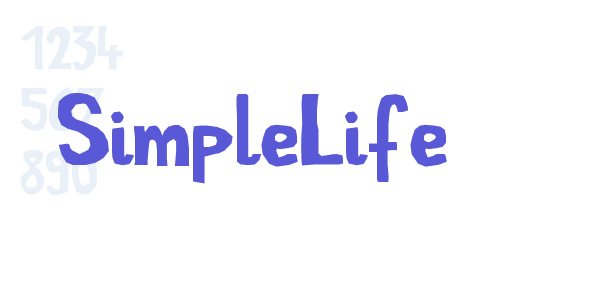 SimpleLife font free