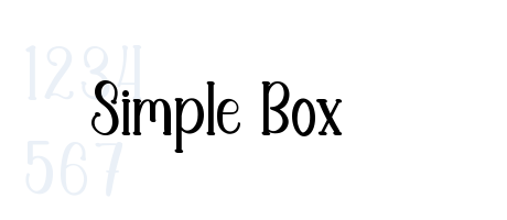 Simple Box