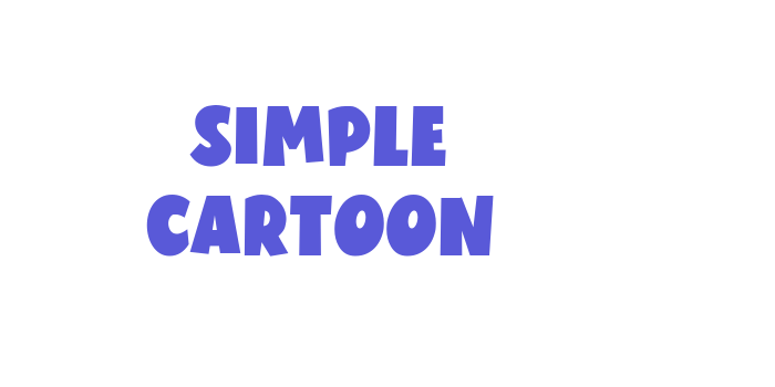 Simple Cartoon Font Download