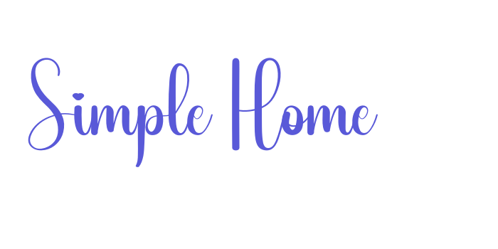 Simple Home Font Download